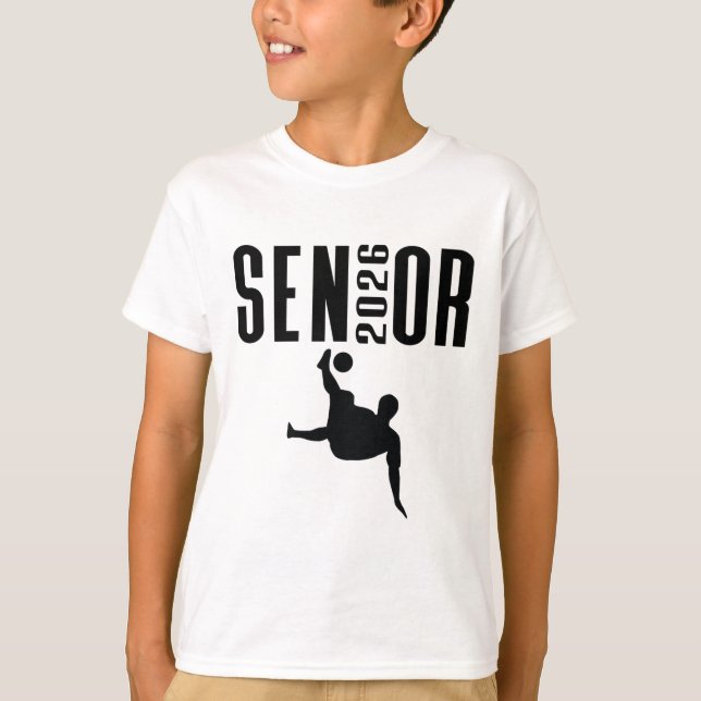 Camiseta Senior 2026 Soccer Silhouette Design Cl Of 26  (Anverso)