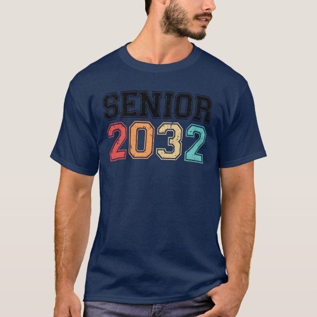 Camiseta Senior 2032 Retro Vintage gift (Anverso)