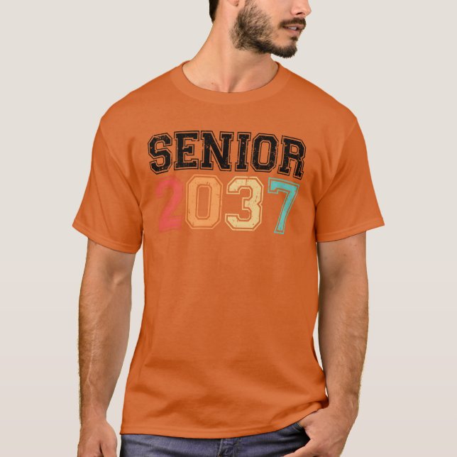 Camiseta Senior 2037 Retro Vintage friends (Anverso)