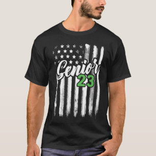 Camiseta Senior 23 2023 Graduado Bandera Americana U