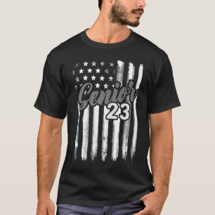 Camiseta Senior 23 2023 Graduado Bandera Americana U
