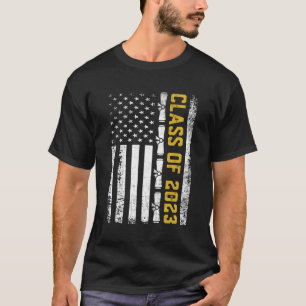 Camiseta Senior 23 Clase De 2023 Bandera Patriótica Estadou