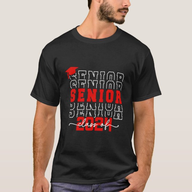 Camiseta Senior 24 Class Of 2024 Back To School Graduation  (Anverso)