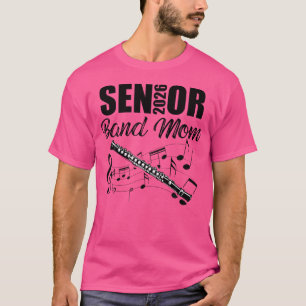 Camiseta Senior Band Mom 2026 Marching Band Class Of 2026 F