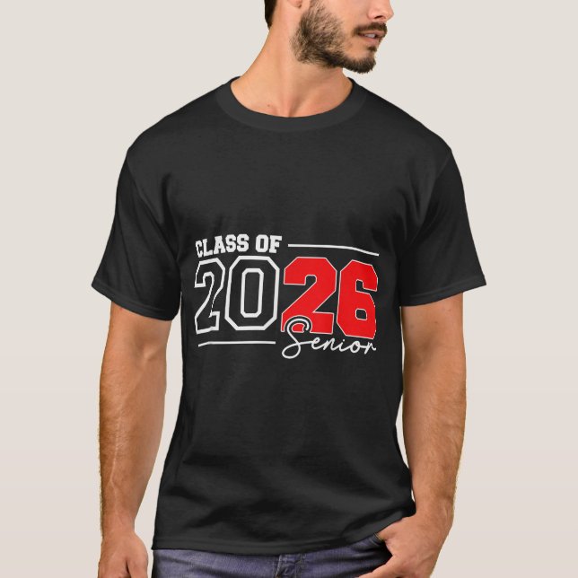 Camiseta Senior Class Of 2026 Graduation Senior 2026 Back (Anverso)