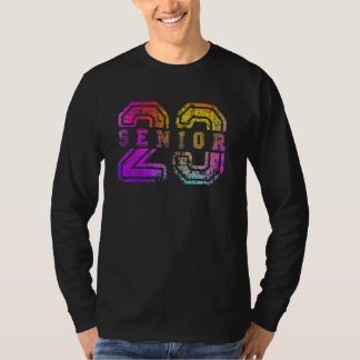 Camiseta Senior Colorido 2023 Clase de 2023 Graduación Vint