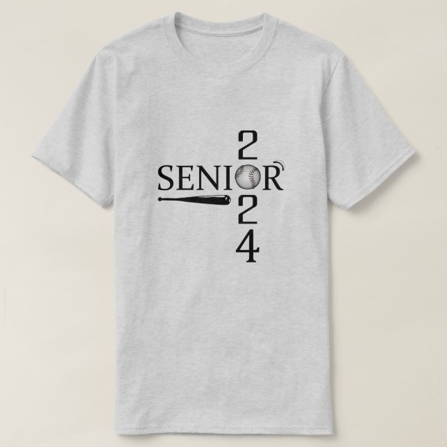 Camiseta Senior de béisbol 2024 (Diseño del anverso)