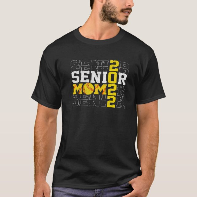 Camiseta Senior de la Escuela Secundaria Mama Senior 2022 (Anverso)