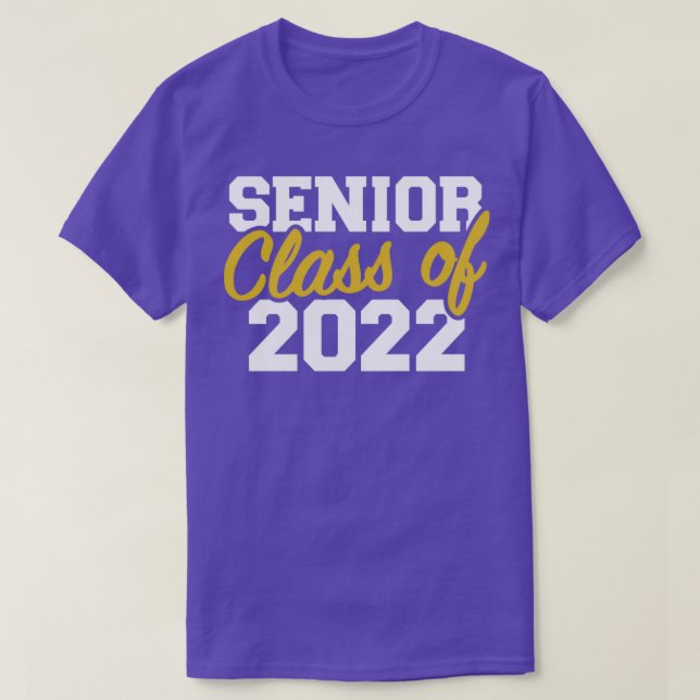 Camiseta Senior graduation class of 2022 (Diseño del anverso)