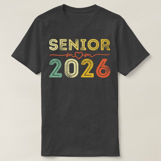 Camiseta SeniorMomClassOf2026 (Diseño del anverso)