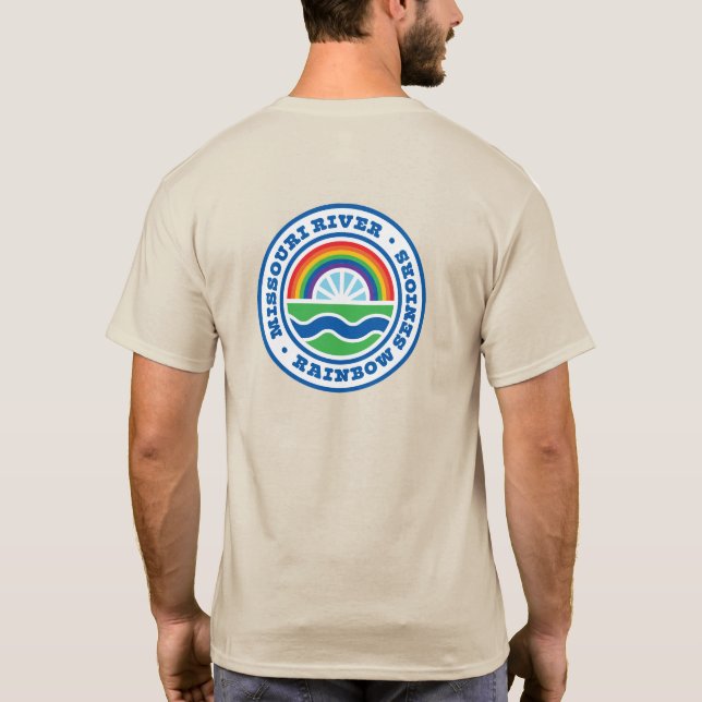 Camiseta Seniors arcoiris del río Misuri con logo en revers (Reverso)