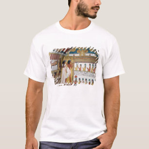 Camiseta Sennedjem y el su hacer frente de la esposa