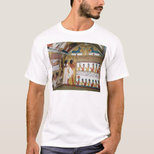 Camiseta Sennedjem y el su hacer frente de la esposa