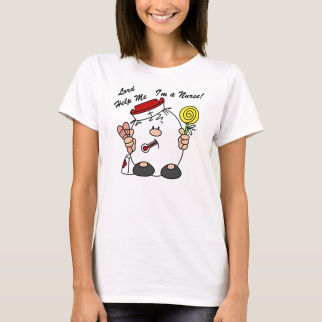 Camiseta Señor Ayúdame Soy enfermera (Anverso)