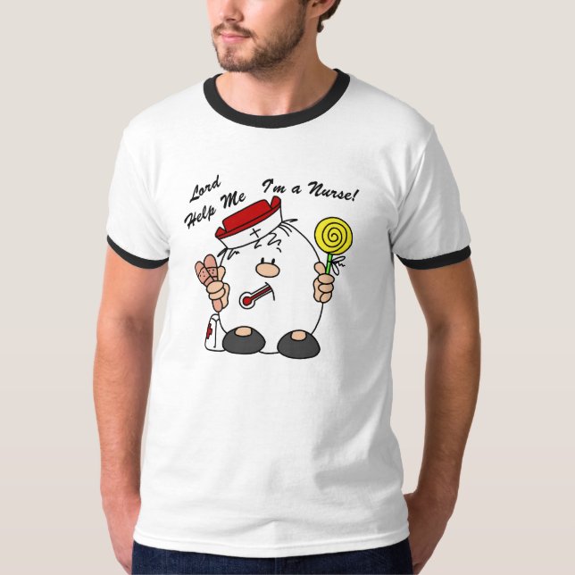 Camiseta Señor Ayúdame Soy enfermera (Anverso)