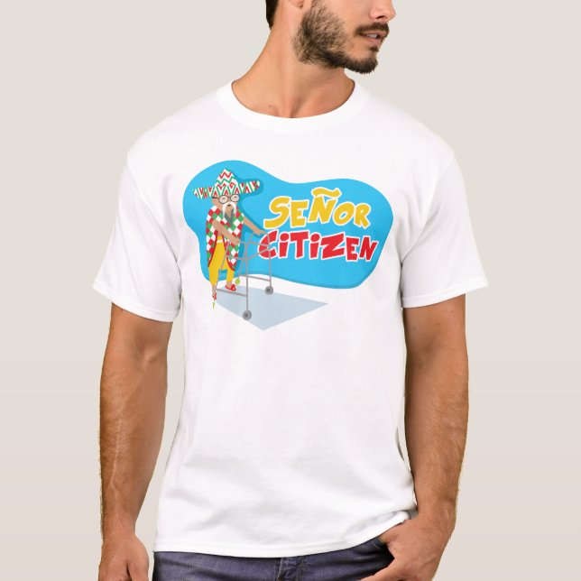 Camiseta ¡Senor Citizen pega otra vez! (Anverso)