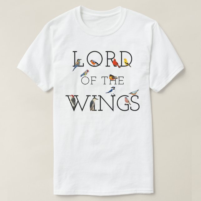 Camiseta Señor de las alas (Diseño del anverso)