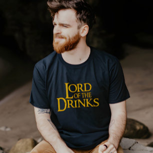 Camiseta Señor de las Bebidas - Divertido y Sarcástico
