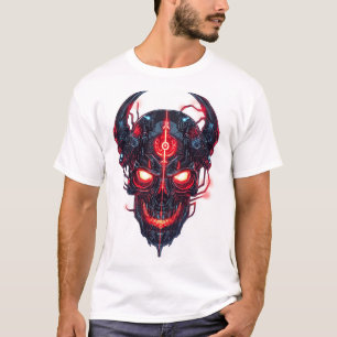 Camiseta Señor de las Calaveras Demonio Cibernético