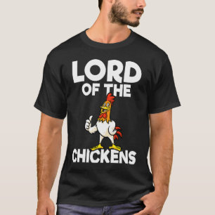 Camiseta Señor de las Gallinas criadores de gallinas revés