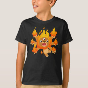 Camiseta ¡¡Señor del Fuego!! (lindo personalizado león) Niñ