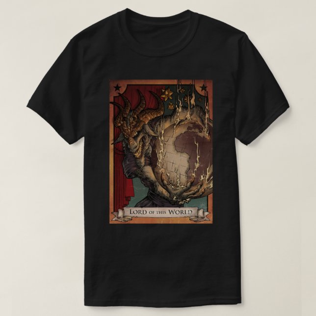 Camiseta señor del mundo (Diseño del anverso)