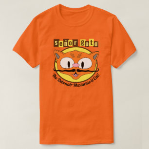 Camiseta Señor Gato™ el gato con bigote Debonair!