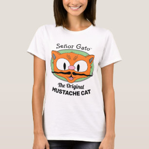 Camiseta Señor Gato™ el gato con bigote original