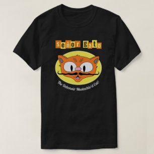 Camiseta ¡Señor Gato™ El Gato De Mustaquio De Debonair! Per