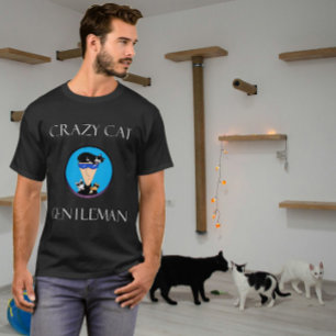Camiseta señor gato loco