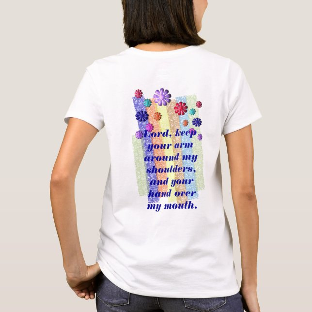 Camiseta Señor, guarde su brazo (Reverso)