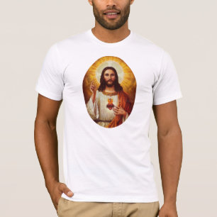 Camiseta Señor Jesucristo y el corazón sagrado