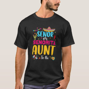 Camiseta Senor O Señorita Tía De Ser El Género De La Fiesta
