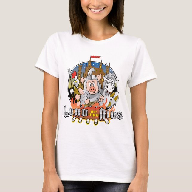 CAMISETA SEÑOR OF THE RIBS BBQ (Anverso)