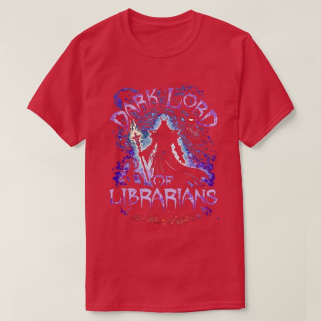 Camiseta Señor Oscuro De Bibliotecarios (Diseño del anverso)