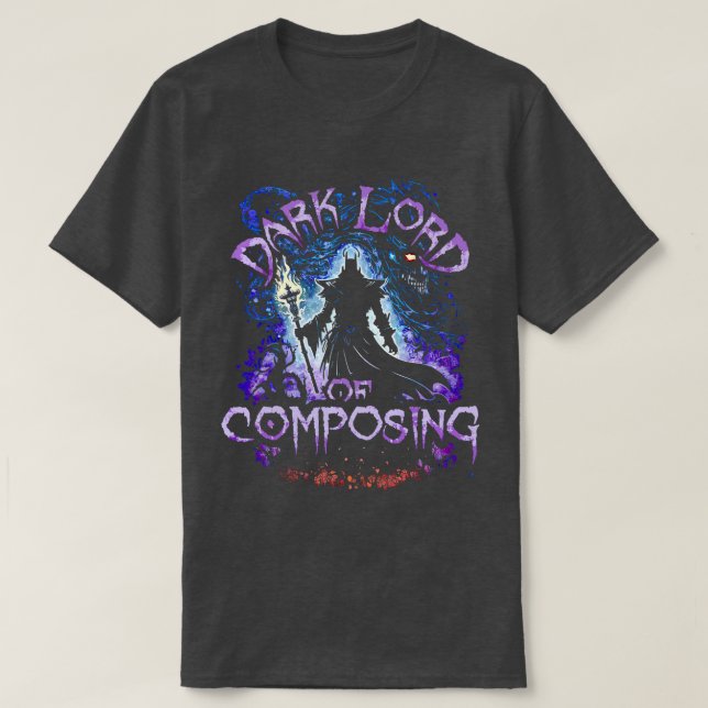 Camiseta Señor Oscuro De Componer (Diseño del anverso)