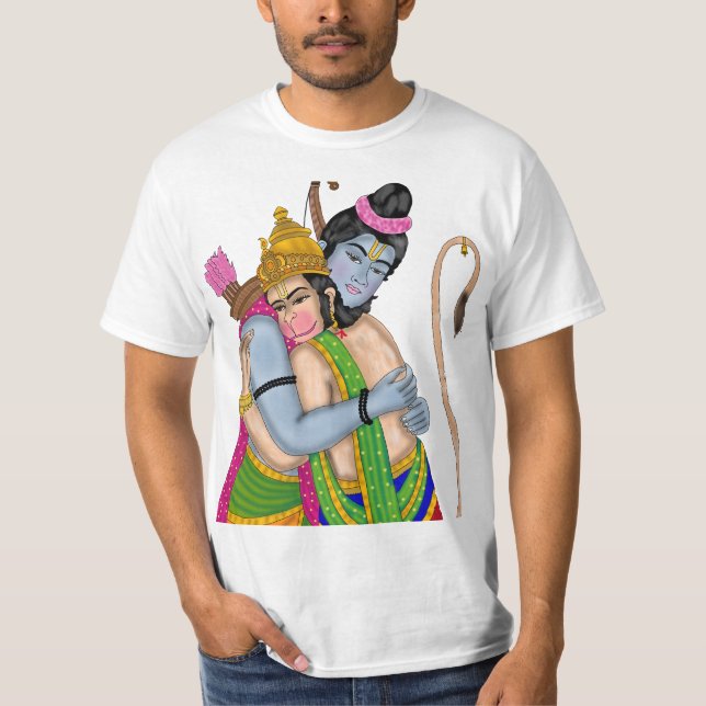 Camiseta Señor Rama y Hanuman (Anverso)