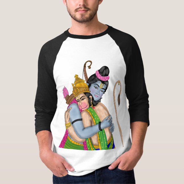 Camiseta Señor Rama y Hanuman  (Anverso)