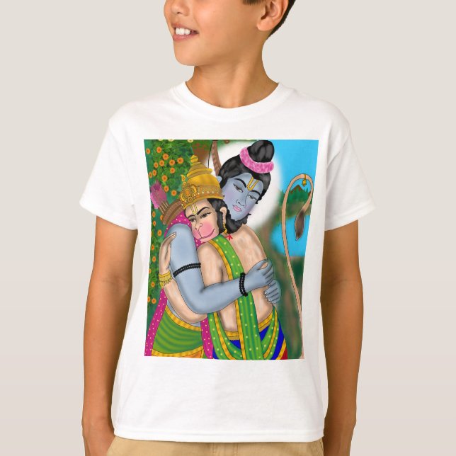 Camiseta Señor Rama y Hanuman (Anverso)