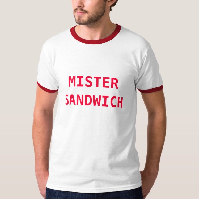 CAMISETA SEÑOR SANDWICH (Anverso)