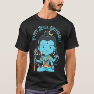 Camiseta Señor Shiva en postura de loto