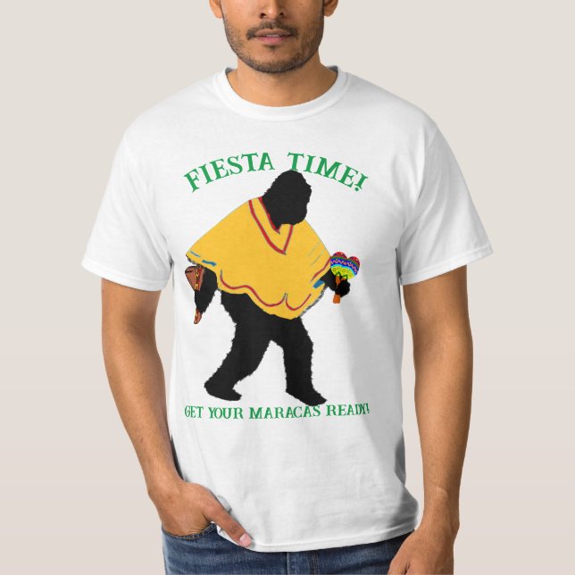 Camiseta Señor Squatcho de Mayo con Poncho (Anverso)