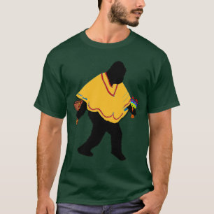 Camiseta Señor Squatcho de Mayo con Poncho