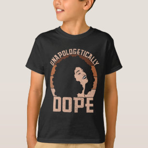 Camiseta Señora Afro Drogada sin Disculpas Orgullo Negro Me