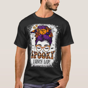 Camiseta Señora Almuerzo Espeluznante Halloween Pelo Desord