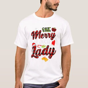 Camiseta señora almuerzo navideño alegre