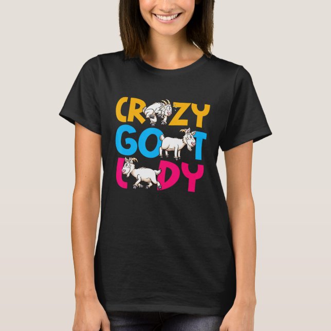 Camiseta Señora Cabra Loca Cabra (Anverso)