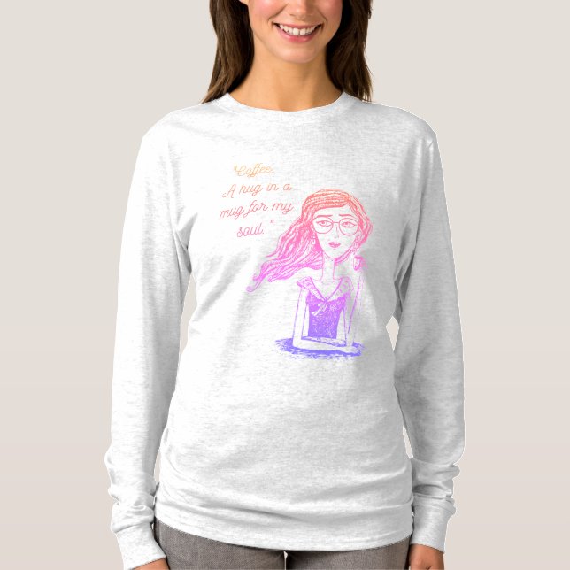 Camiseta señora café (Anverso)