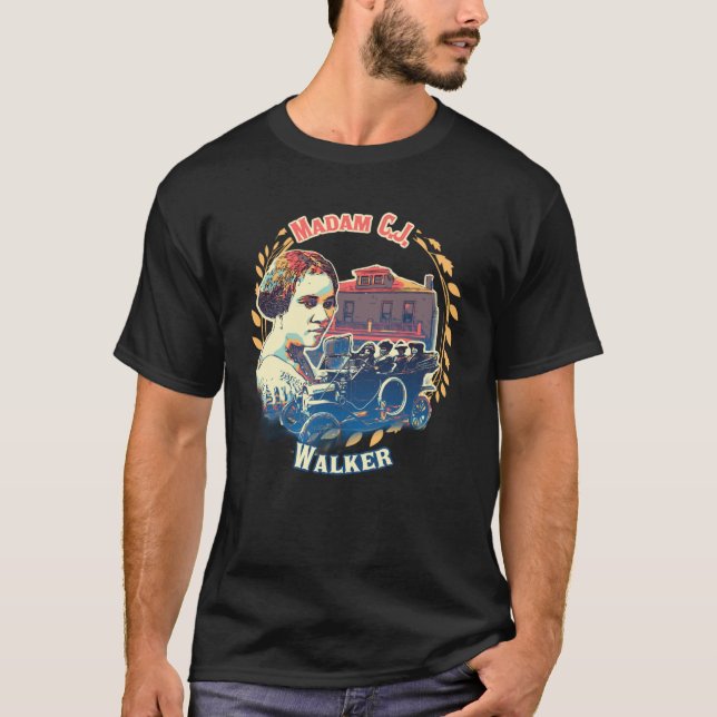 Camiseta Señora CJ Walker tributo al futuro de la historia  (Anverso)