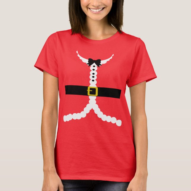 Camiseta Señora Claus Costume Shirt (Anverso)